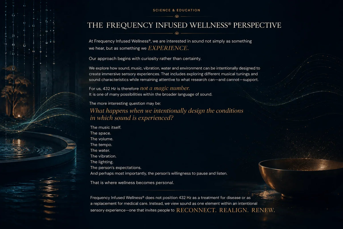 432 Hz Tuning - THE FREQUENCY INFUSED WELLNESS® PERSPECTIVE