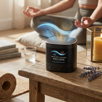 Compact Vibrational Speaker with Music Collection