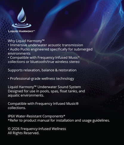 Liquid Harmony™ — Underwater Sound & Vibrational Immersion System